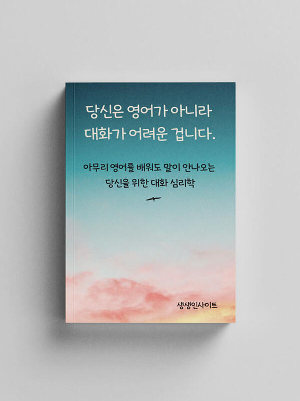 영어가 아니라 대화 영어가 아니라 대화